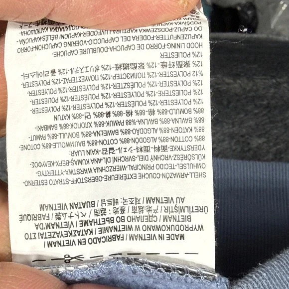 Vans Versa Hoodie Mens Large Light Blue Checkerboard VN0A3HPZLV4 - Picture 7 of 8